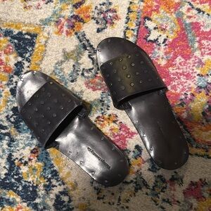 Vintage Foundry Ladies Lenore Leather Side Nail Head Design Size 9 NWT